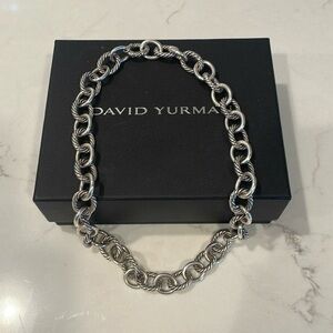 David Yurman oval link chain necklace